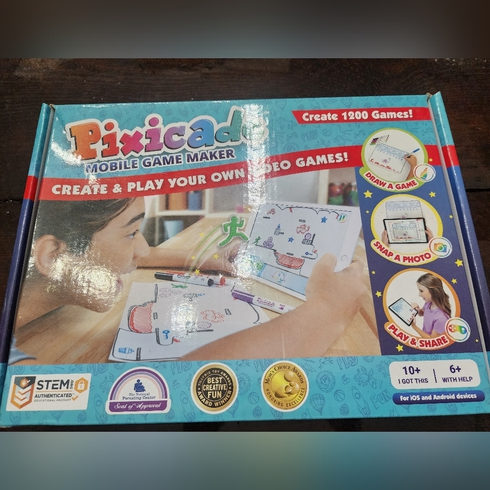 🖍NWT Pixicade Mobile Game Maker